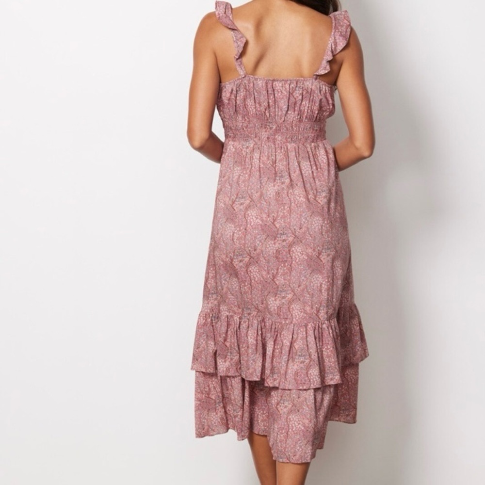 PAIGE Pink Midi Dress - Picture 7 of 10